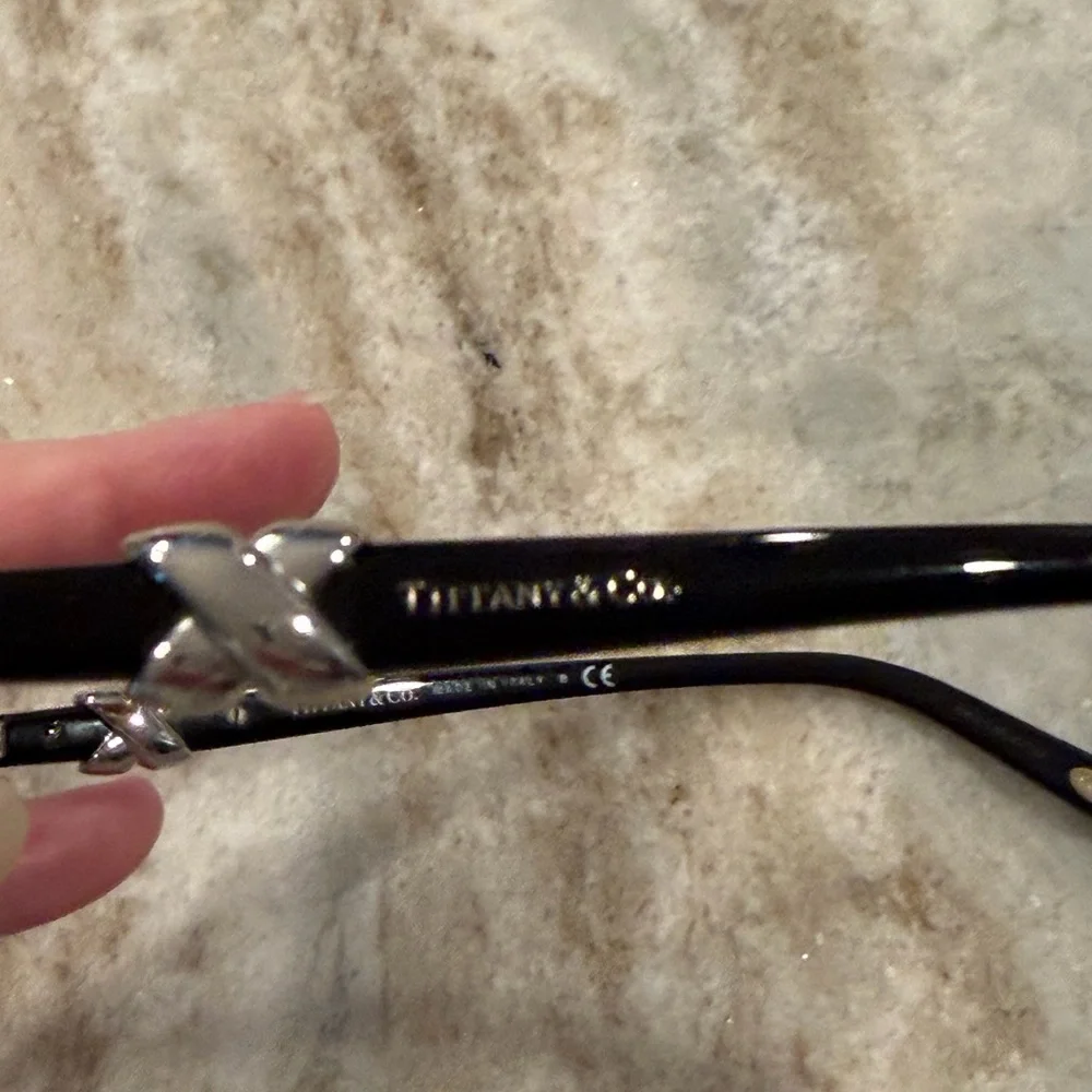 Tiffany & Co. Black Glasses, mod TF2074 with Branded Case - Picture 2 of 9